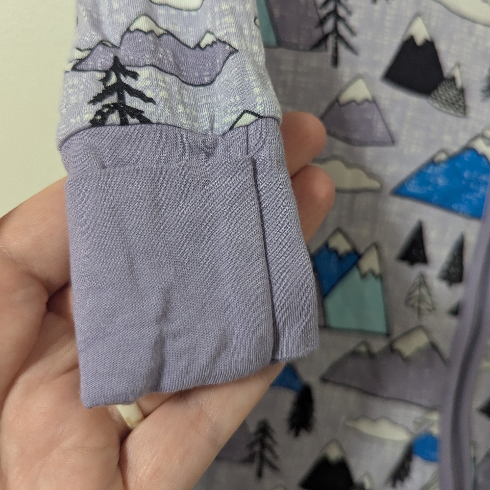 Little Sleepies OG Mountains Zippy PJs size 3-6 Months - Picture 4 of 12